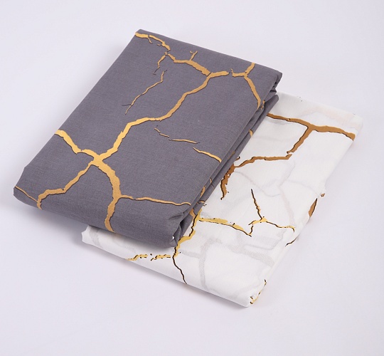 Постельное белье перкаль набивной 115г/м2, Кракле вид 3