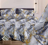 Постельное белье бязь набивная 120г/м2, Мрамор серый