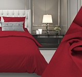 Постельное белье бязь гладкокрашенная 120г/м2, красный