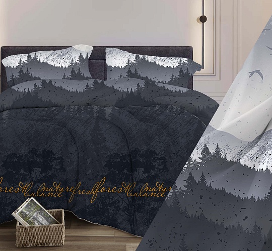 Постельное белье бязь набивная 120г/м2, Эверест