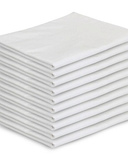 Простыня детская 110х150см бязь ГОСТ отбеленная 140г/м2, 10шт.