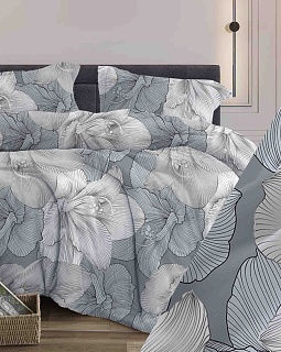 Постельное белье бязь набивная 120г/м2, Богема серый