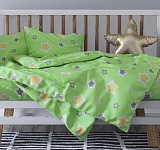 Постельное белье детское (ясли) с одной наволочкой 60х60 (бязь ГОСТ набивная, 140г/м2), расцветка ассорти