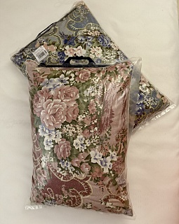 Подушка 50х70 с кантом (пух-перо/тик смесовый цветной)