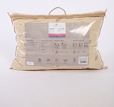 Подушка 50х70 Овечка (верхний слой: синтетическое волокно с добавлением шерсти, наполнитель: силиконизированное шаровое волокно, чехол: тик смесовый)