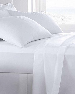 Простыня сатин белый 135г/м2