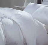 Пододеяльник страйп-сатин 1х1 белый 140г/м2
