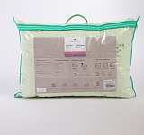 Подушка Бамбук 50х70см (внешний слой: синтетическое волокно с добавлением бамбуковых волокон, наполнитель: искусственный лебяжий пух, чехол: тик смесовый)