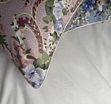 Подушка 70х70 с кантом (пух-перо/тик смесовый цветной)