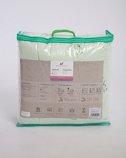 Одеяло Бамбук 300г/м2 (синтетическое волокно с добавлением бамбуковых волокон/тик смесовый)