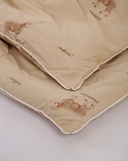 Одеяло Премиум Овечка 500г/м2 (синтетическое волокно с добавлением шерсти/поплин хлопок 100%)