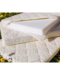 Матрас (наполнитель: холкон, 2,2кг/м2; чехол: глоссатин), расцветка ассорти