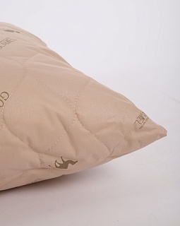 Подушка 50х70 Верблюд (верхний слой: синтетическое волокно с добавлением шерсти, наполнитель: искусственный лебяжий пух, чехол: тик смесовый)