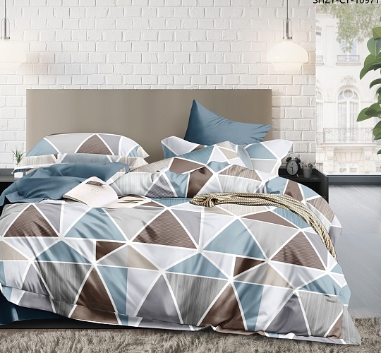 Постельное белье поплин набивной 110г/м2, 6912