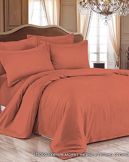 Постельное белье сатин гладкокрашенный 120г/м2, Коралл