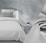 Постельное белье бязь гладкокрашенная 120г/м2, серебристо-серый