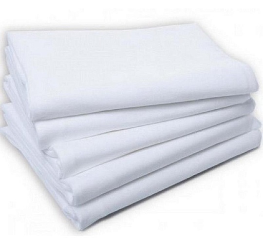 Пододеяльник детский 110х140см бязь ГОСТ отбеленная 140г/м2, 10шт.