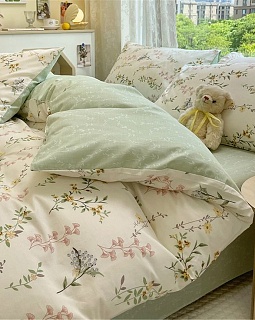 Постельное белье поплин набивной 110г/м2, 6915