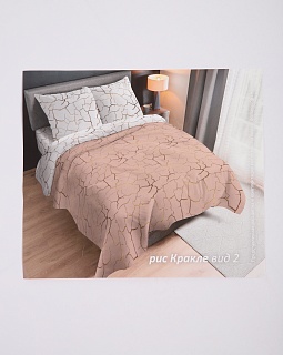 Постельное белье перкаль набивной 115г/м2, Кракле вид 2