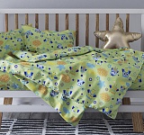 Постельное белье детское (ясли) с одной наволочкой 60х60 (бязь ГОСТ набивная, 140г/м2), расцветка ассорти